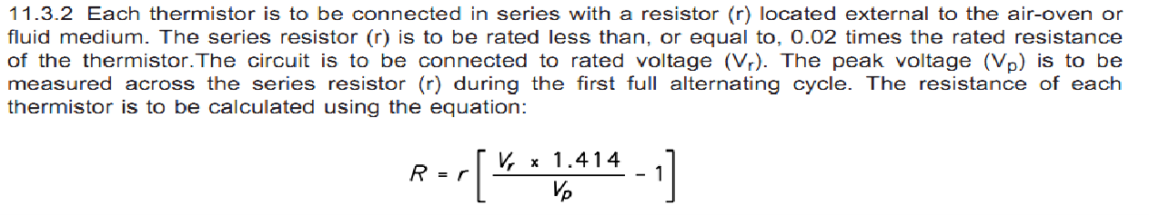 PTC的電阻值通過以下方法計算得出。