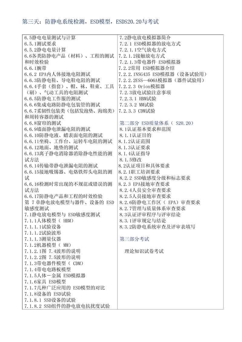 【防靜電培訓】2021年9月ESD工程師及內審員培訓 【防靜電培訓】2021年9月ESD工程師及內審員培訓